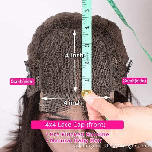 Uniky Good Short Full Lace Bob Human Hair Wigs Closure Coloured Curly Bob Wigs Human Hair For Black Women